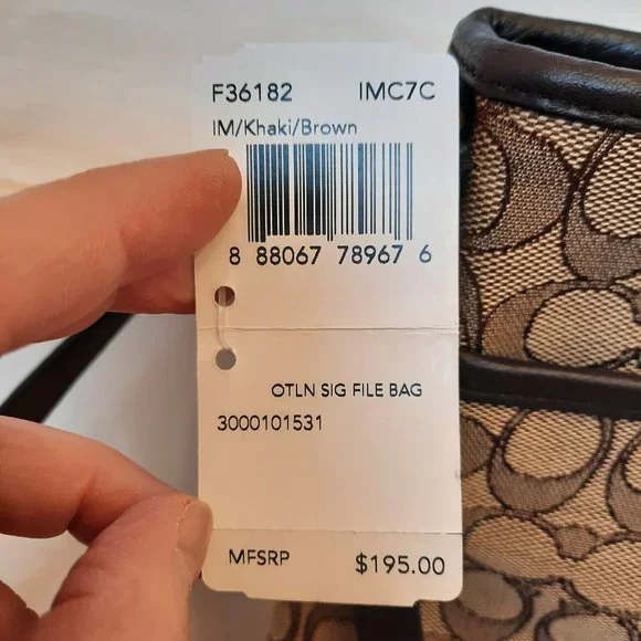 Coach Outlet File Bag - Picture 5 of 6